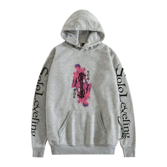 Duoxingbao  New hot selling Solo Leveling I upgrade alone Printed fashion hooded sweatshirt unisex