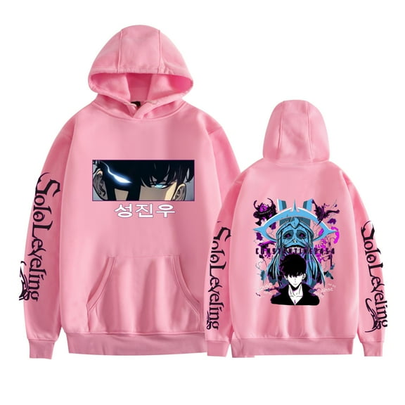 Duoxingbao  New hot selling Solo Leveling I upgrade alone Printed fashion hooded sweatshirt unisex