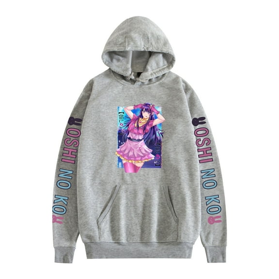 Duoxingbao Oshi No Ko Hoshino Anime Harajuku Cartoon Character Fashion Hoodie Casual Men and Women Autumn/Winter Hoodie Top
