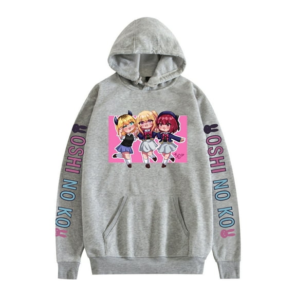 Duoxingbao  Oshi No Ko Hoshino Anime Harajuku Cartoon Character Fashion Hoodie Casual Men and Women Autumn/Winter Hoodie Top