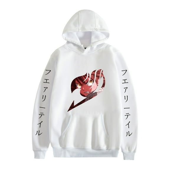 Duoxingbao  Popular Japanese anime Fairy Tail European size loose-fitting hooded sweatshirt for men and women.