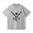 thumbnail image 1 of Duoxingbao  Short-sleeved Hanma Baki The Grappler Gym pure cotton summer retro washed T-shirt unisex, 1 of 7