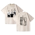 thumbnail image 1 of Duoxingbao  Short-sleeved Jujutsu Kaisen Gojo Satoru pure cotton summer retro washed T-shirt, 1 of 7