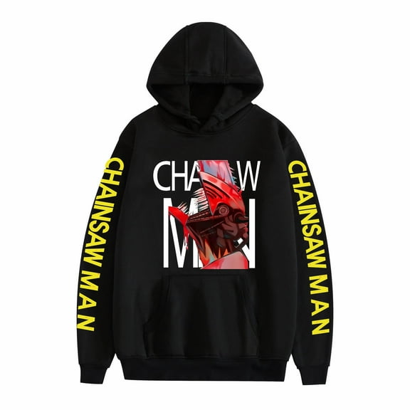 Duoxingbao  Spring and Autumn Hoodies Chainsaw Man Periphery European Size Cross-border Hot Selling Printed Pullovers for Men and Women