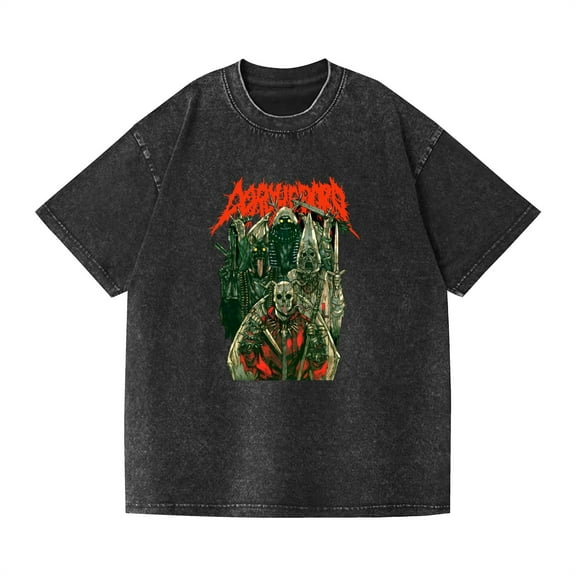 Duoxingbao  Washed Couple Short Sleeves Monster Magic City Dorohedoro Two-Dimensional Cartoon Cross-Border T-Shirt