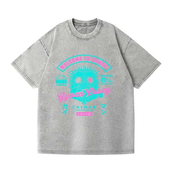 Duoxingbao  Washed couple short-sleeved alien beast magic city Dorohedoro two-dimensional cartoon cross-border