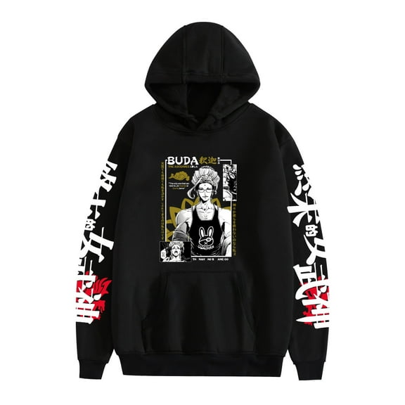 Duoxingbao  ecordofRagnarok The Last Valkyrie Sweatshirt Men's and Women's Street Fashion Plus Velvet Pullover Hooded Long Sleeve Shirt