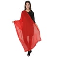 thumbnail image 1 of Dupatta Bazaar Woman's Red Chiffon Dupatta, 1 of 4