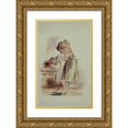thumbnail image 1 of Dupenvant 11x14 Gold Ornate Wood Frame and Double Matted Museum Art Print Titled - Little Girl Cooking, 1 of 4