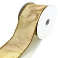 thumbnail image 1 of Dupione Lame Metallic Wired Ribbon, 2-1/2-Inch, 10-Yard, 1 of 1
