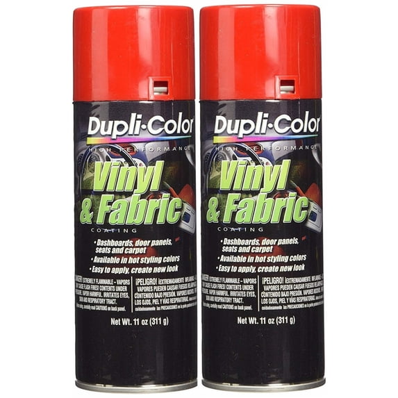 Dupl HVP100 Red Vinyl & Fabric Coating 11 oz. Aerosol (2 Pack) …
