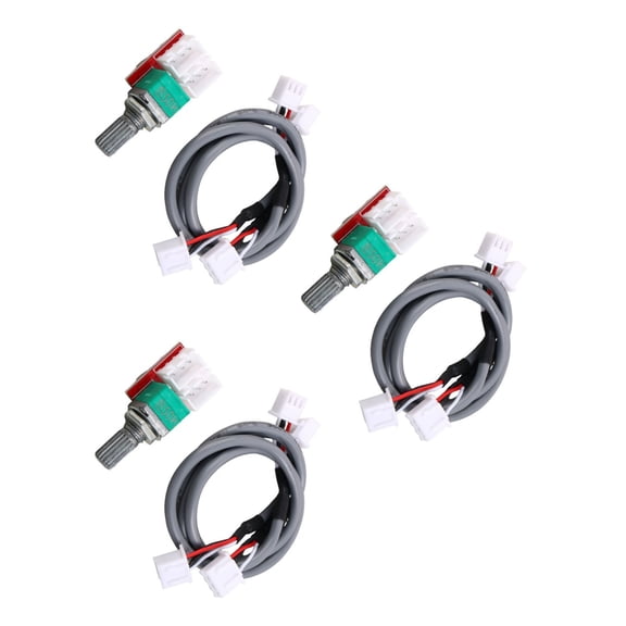 Duplex 50K Volumes Control Board Volumes Potentiometer For Music Power Amplifiers 300mm Shielded Connection Wire
