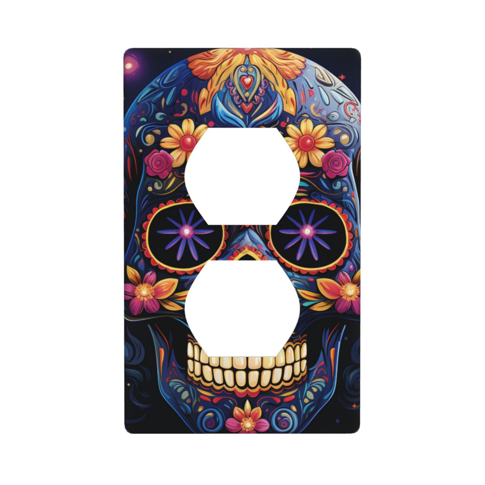 Talavera Mexican Tile Decorative Outlet Cover — Single Light Switch Plate For Bathroom, Bedroom, Kitchen Decor