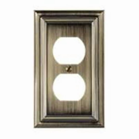 Duplex Plate, Brushed Brass