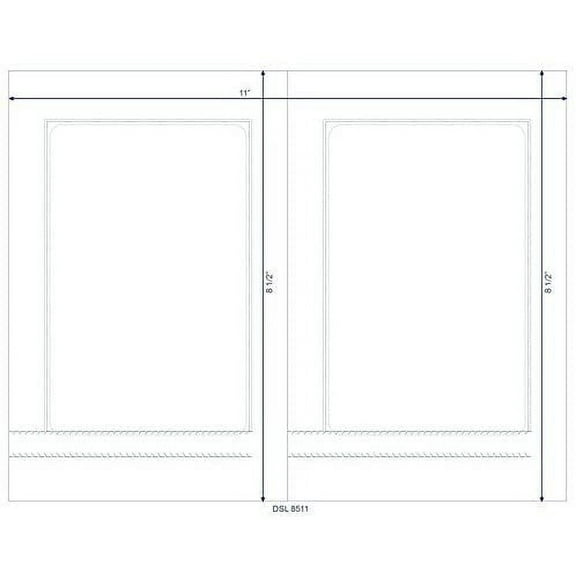 Duplex Shipping Labels/Packing Slips, 2 Up Carton of 1000