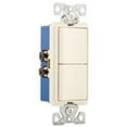 thumbnail image 1 of Duplex Switch Wall Plate, Light Almond, 1 of 1