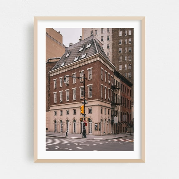 Duplex, West Village 02 - Manhattan New York Photography Oak Framed Wall Art Print 20 x 30 inches