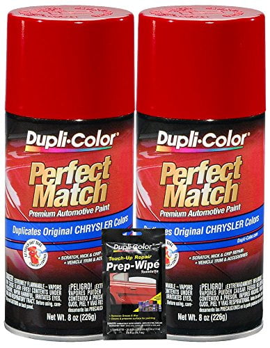 Dupli-Color BCC0419 Flame Red Automotive Body Paint, Gloss, 3 Piece