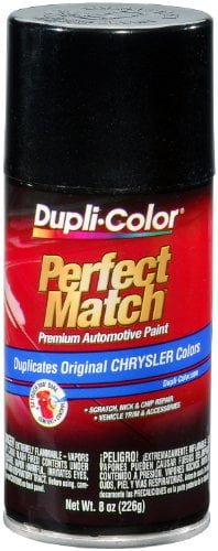 Dupli-Color BCC0427-6 PK (EBCC04277-6 PK) Brilliant Black Pearl Chrysler Perfect Match Automotive Paint - 8 oz. Aerosol, (Case of 6)