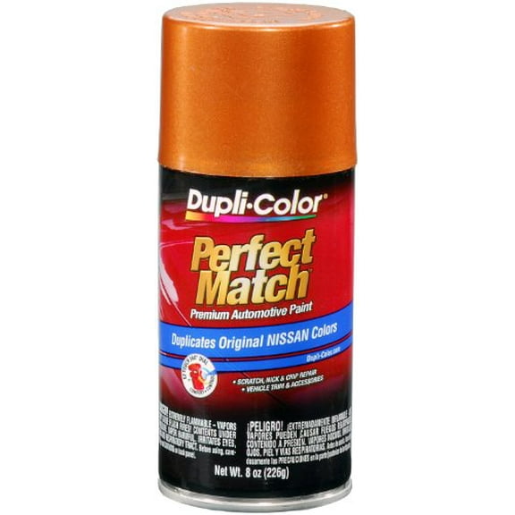 Dupli-Color - BNS0503 Orange Mist Metallic Nissan Perfect Match Automotive Paint, Aerosol, 8 oz.