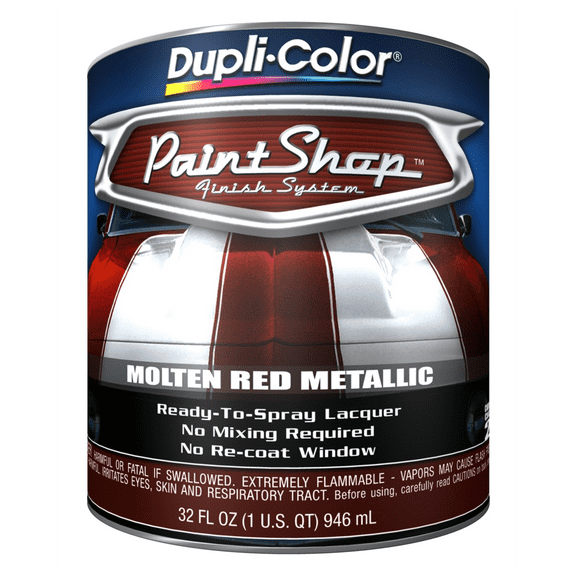 Dupli Color BSP212 Molten Red Metallic Automotive Body Paint, for Automotive