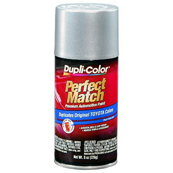 Dupli-Color BTY1616 Silver Streak Mica Toyota Exact-Match Automotive Paint - 8 oz. Aerosol Fits select: 2005-2016 TOYOTA COROLLA, 2015-2016 TOYOTA RAV4
