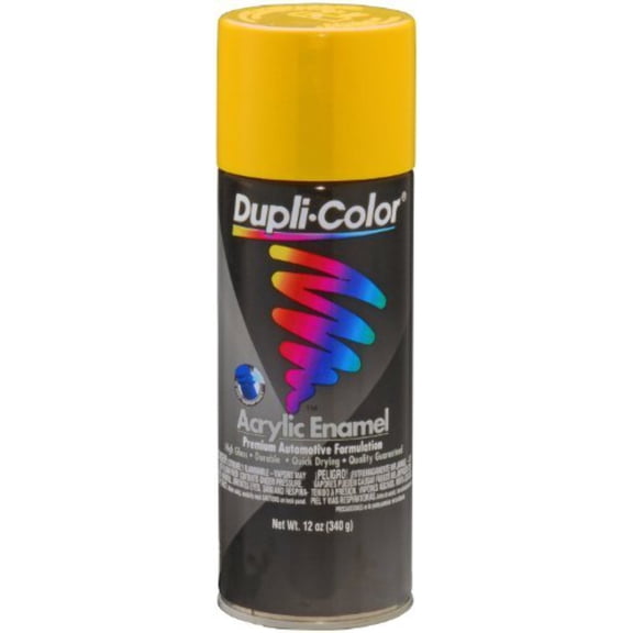 Dupli-Color DA1687 Chrome Hot Rod Yellow General Purpose Acrylic Enamel - 12 oz. Color: Chrome Hot Rod Yellow, Model: DA1687, Outdoor&Repair Store