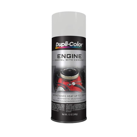Dupli-Color DE1602 Ceramic Universal White Engine Paint - 12 oz