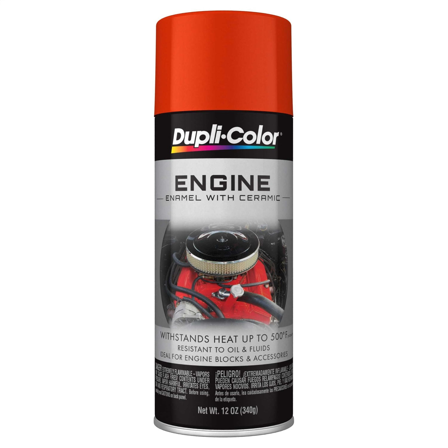 DUPLI COLOR Dupli-Color DE1620 Chevrolet Orange Engine Enamel with Ceramic 12 oz. Aerosol (1 Pack)