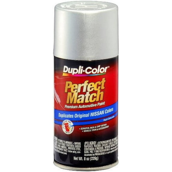 Dupli-Color Perfect Match Spray Paint For Nissan Silver Metallic K23-8 oz