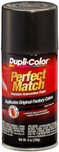 Dupli-Color (EBUN00907-6 PK Universal Black Metallic Perfect Match Automotive Paint - 8 oz. Aerosol, (Case of 6)