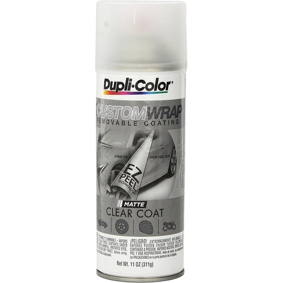 Dupli-Color ECWRC9007 Custom Wrap Matte Clear, 11 Ounce (Pack of 1)