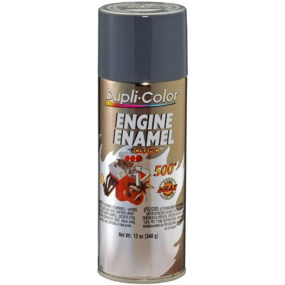 Dupli-Color (EDE161107-6 PK New Ford Gray Engine Enamel with Ceramic - 12 oz. Aerosol, (Case of 6)