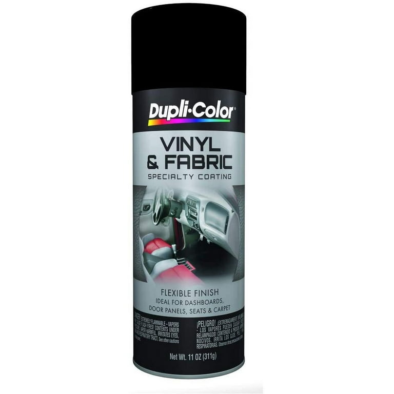 Dupli-Color 11 oz. Vinyl and Fabric Spray High Performance Gloss Black