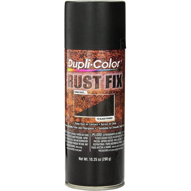 DupliColor ERF129 Rust Fix Rust Treatment 10.25 oz., Black