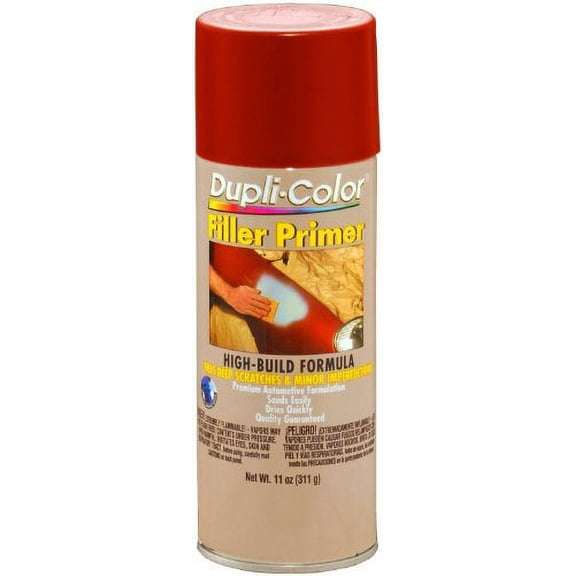 Dupli-Color FP102 Red Oxide General Purpose Sandable Scratch Filler and Primer - 11 oz.