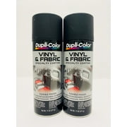 Dupli Color HVP106 Flat Black Vinyl & Fabric Spray Auto Body Paint, High Performance, 11 oz