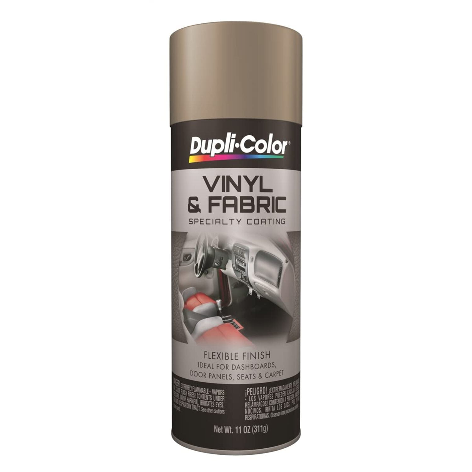 Dupli-Color HVP113 Vinyl and Fabric Coating Spray Paint Medium Beige 11 oz