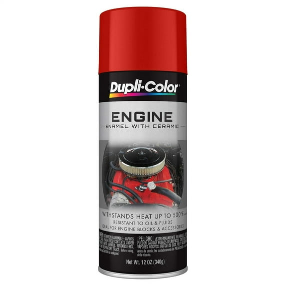 DupliColor Engine Paint with Ceramic Chrysler Industrial Red