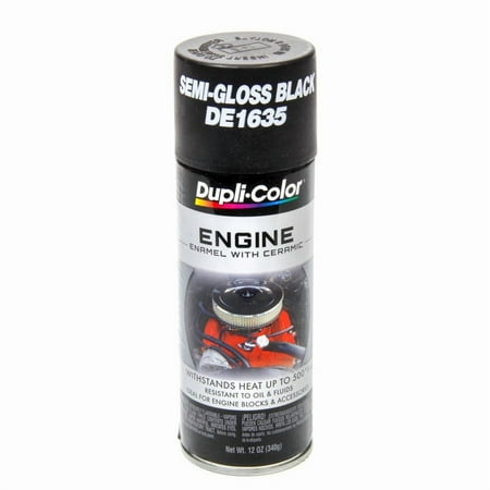 Dupli-Color/Krylon Semi Gloss Black Engine Paint 12oz