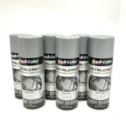 Dupli Color MC100 Bright Metal Coat Anodized Auto Body Paint, Metalcast, 6 Pack
