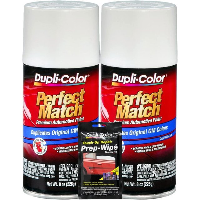 DupliColor Olympic White ExactMatch Automotive Paint for GM Vehicles