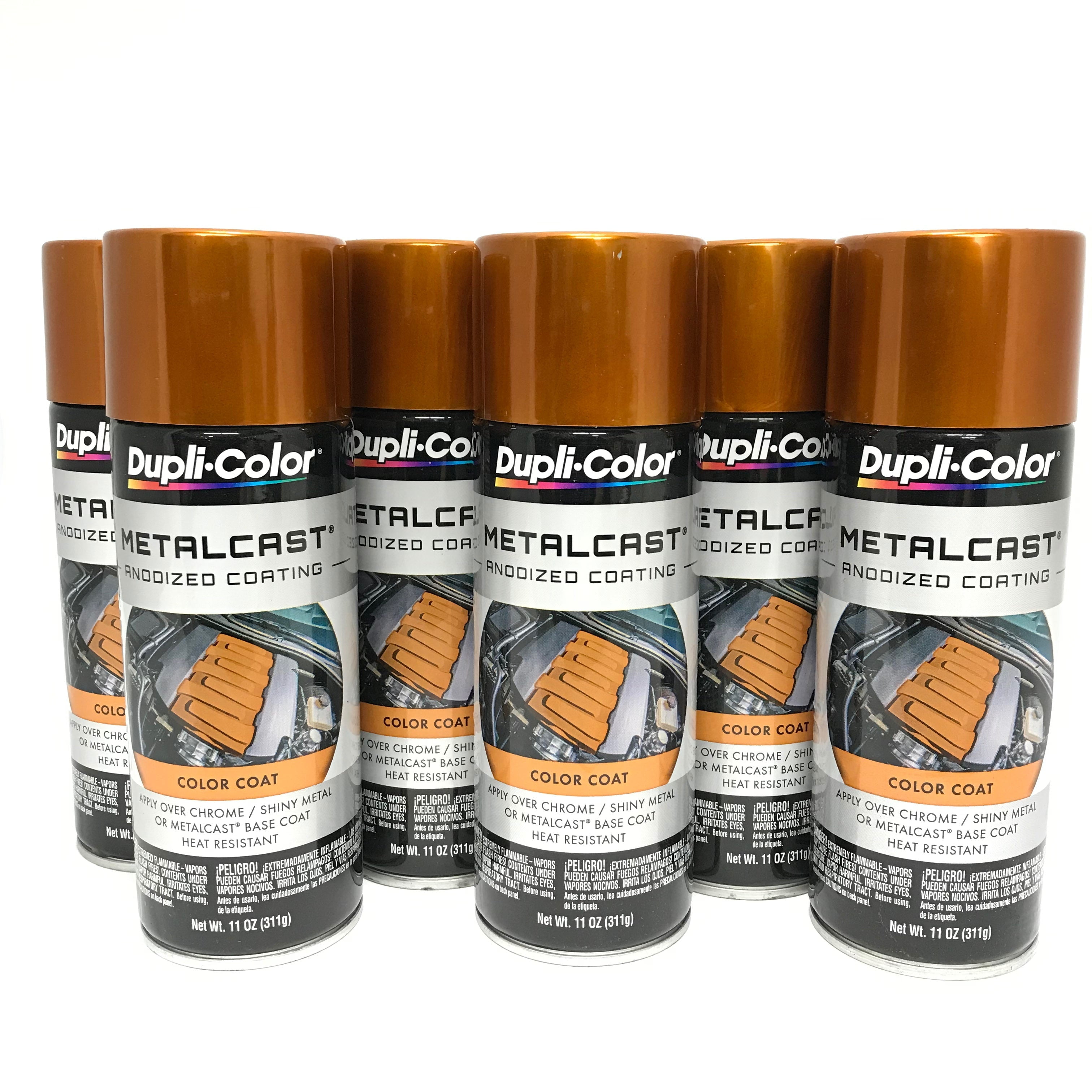 Duplicolor MC205 Metalcast Orange Copper High Temp Hi Heat Spray