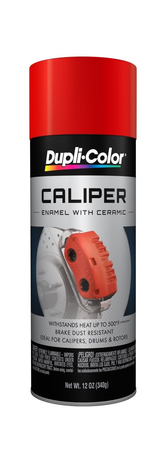 Dupli Color BCP100 Red Enamel with Ceramic Auto Body Paint, 12 oz for Calipers, Drums and Rotors