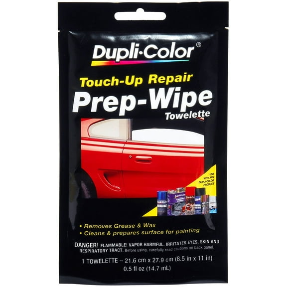 Dupli-Color Prep Grease & Wax Remover Prep Wipe PW100 0.5 OZ