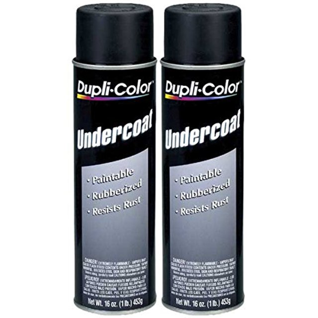 DupliColor UC101 Paintable Rubberized Undercoat (16 oz) 2 Pack