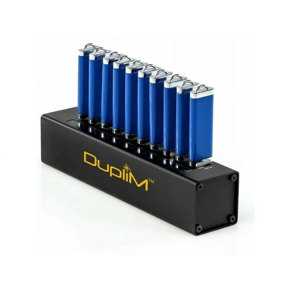 DupliM Inc 1:10 USB 3.0 Flash Drive Duplicator Computer Connected for MAC and PC
