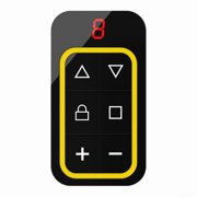 Duplicatore di chiavi con telecomando a 8 canali multifrequenza per porta del garage, 300-915 MHz, codice rotante, per apriporta cancello rosso