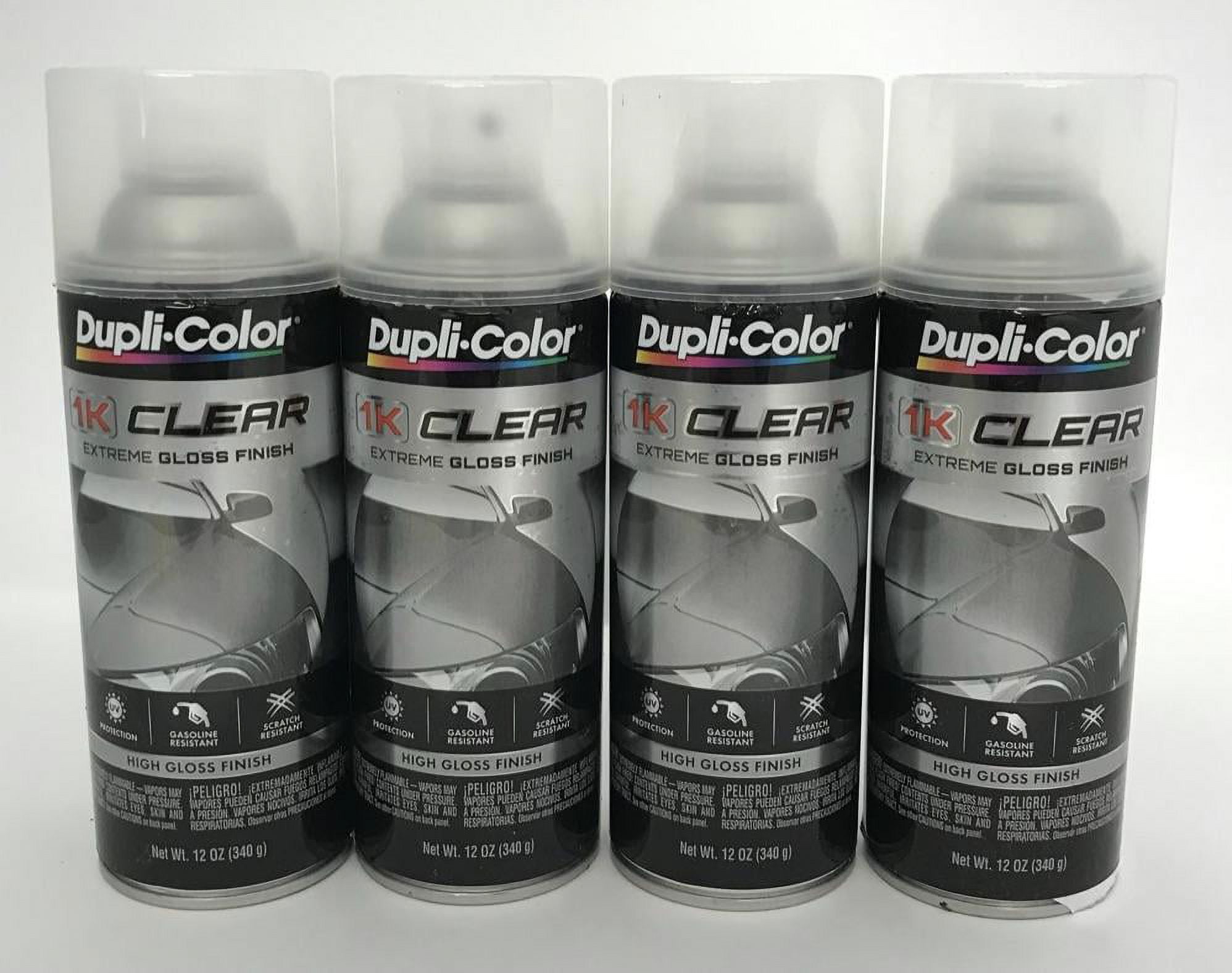 Duplicolor 1KCG-4 PACK Clear Coat High Gloss Finish - 12 oz Aerosol Can 