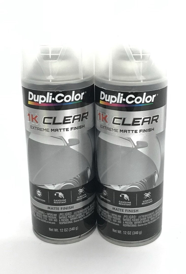 Duplicolor 1KCM2PACK Clear Coat Matte Finish 12 oz Aerosol Can